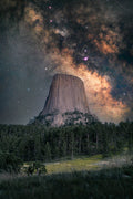 Devils Tower Milky Way